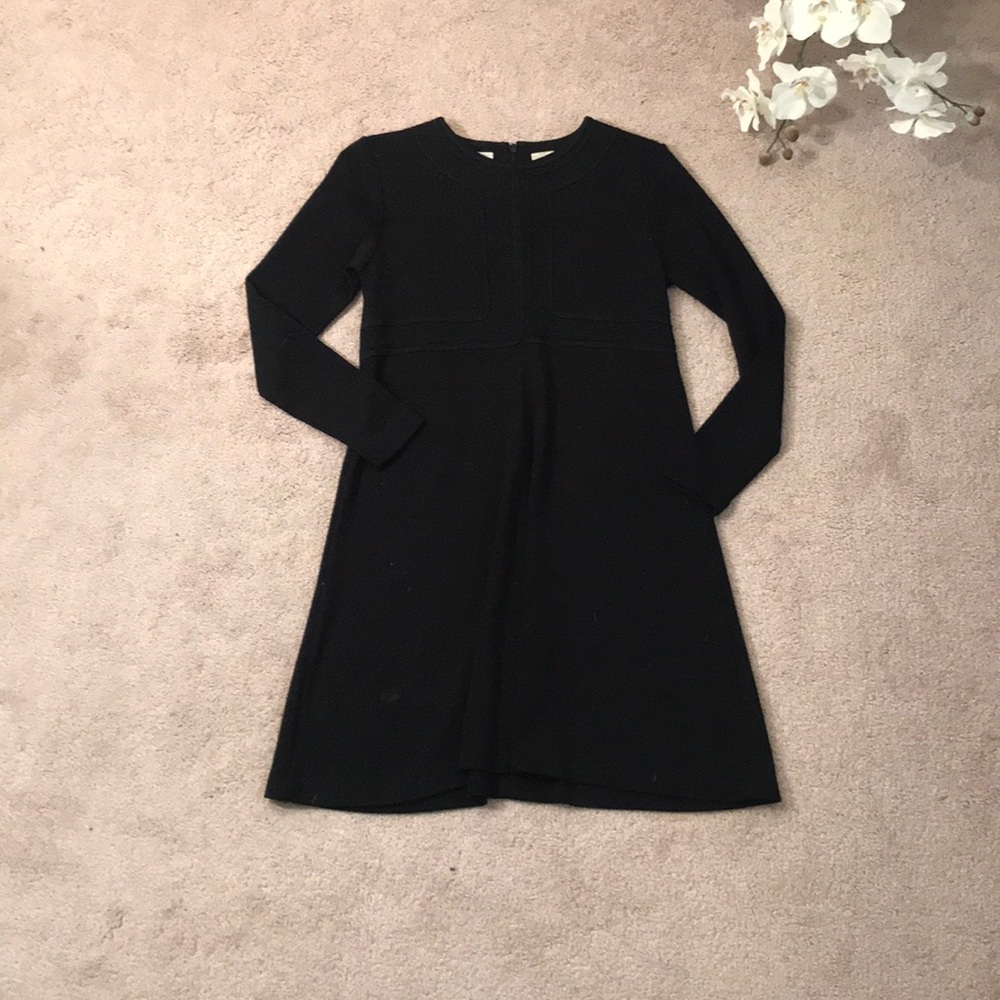 Black long sleeve vintage dress